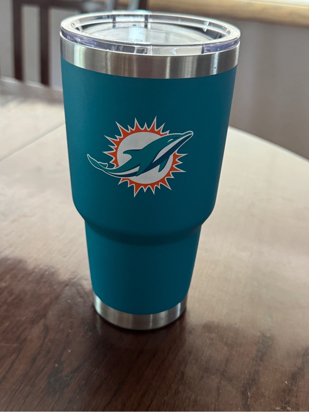 Miami Dolphins Teal 30 ounce  Travel Tumbler